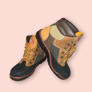 Timberland Boots Tan Suede Leather Size 